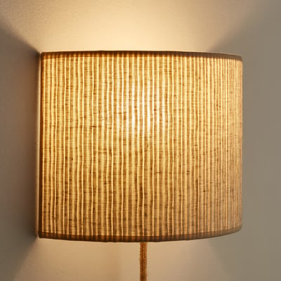 Aplique de lino plisado Al. 18 cm, Jakoma LA REDOUTE INTERIEURS