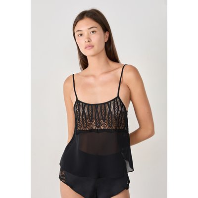 Caraco avec voile transparent et dentelle VIRTUOSE ETAM