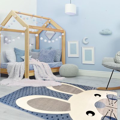 Tapis enfant tissé LAKIDS UN AMOUR DE TAPIS