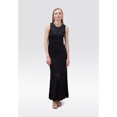 Robe longue à encolure ornée LOLA CASADEMUNT