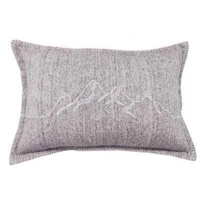 Coussin rectangulaire montagnes en coton brossé TODAY
