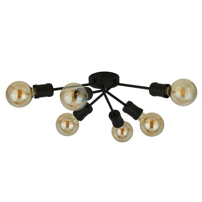 Kross 6 Light Flush Ceiling Light SO'HOME