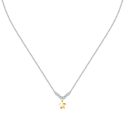 Collier en acier, perles TALISMANI MORELLATO