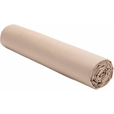 Drap housse Percale de coton bonnet 40 cm uni, Elegance BATON ROUGE