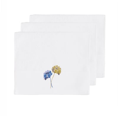 Lot de 3 Serviettes invité AGATHA SENSEI MAISON