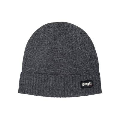 Gorro con vuelta y logotipo SCHOTT