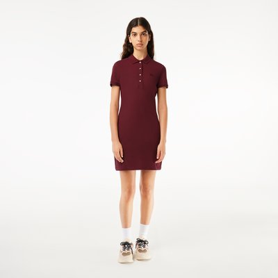 Robe polo slim fit en mini Piqué stretch LACOSTE