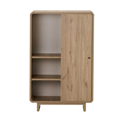 Buffet étagère moderne en bois, 1 porte MARFA PIER IMPORT