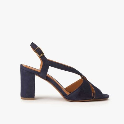 Sandale cuir velours LILLY MAISON TOUFET