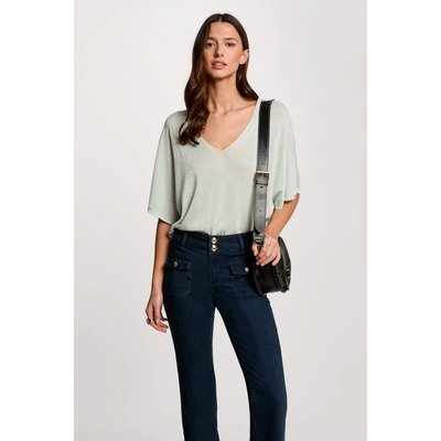 Pull col en V et manches 3/4 MORGAN