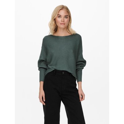 Pull col bateau en fine maille ONLY