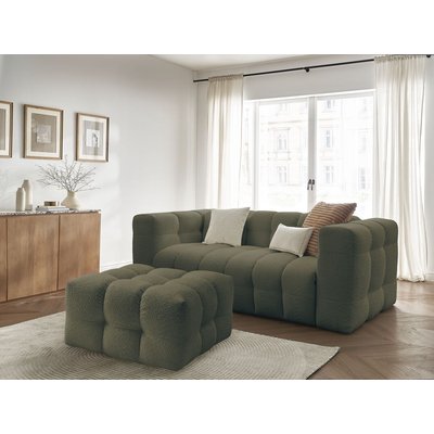 Canapé lit 4 places en tissu bouclette, CLOUD BOBOCHIC