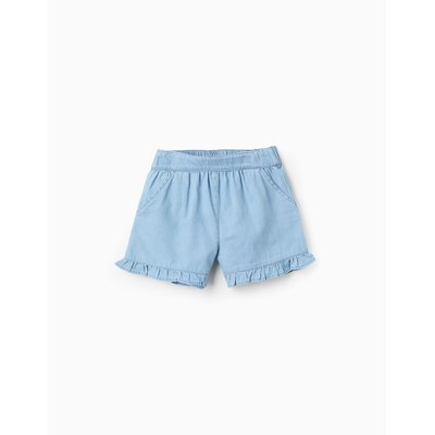 Short avec Volants en Denim Léger ZIPPY