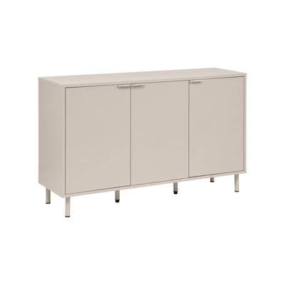 Buffet décor bois et métal 3 portes 120cm ELLIE SWEEEK