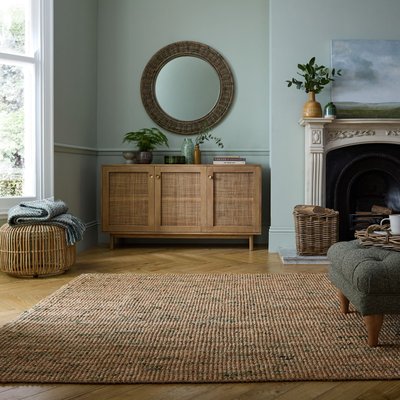 Tapis en jute coloré SARITA FLAIR RUGS