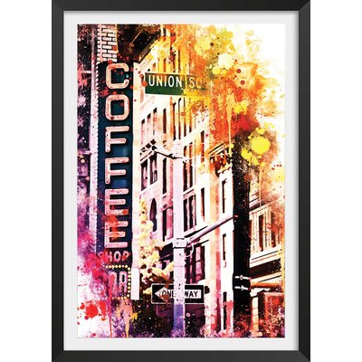 Affiche new york union square flash vision HEXOA