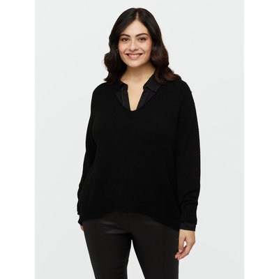 Pull avec design asymétrique, avec derrière légèrement plus long sur le devant FIORELLA RUBINO