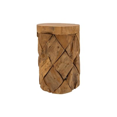 Tabouret en teck AUBRY GASPARD