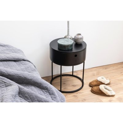 Table de chevet ronde de style contemporain - LILA HELLIN, DEPUIS 1862