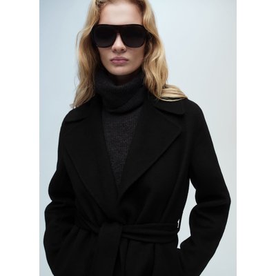 Manteau fait main avec ceinture MANGO