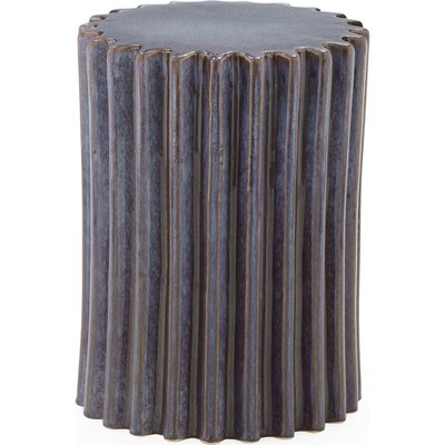 Tabouret céramique  vieilli style artisanal assise déco salon RECOLLECTION