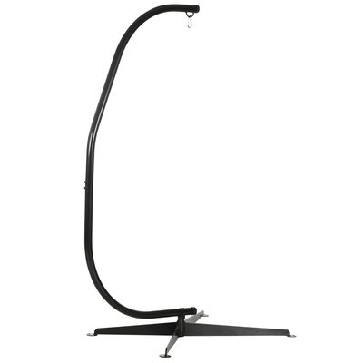 Support pour fauteuil suspendu - max. 120 Kg - métal noir OUTSUNNY