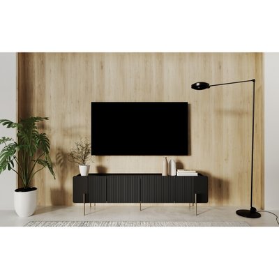 Meuble TV 200 cm panneaux de particules et MDF, MATHILDE BOBOCHIC