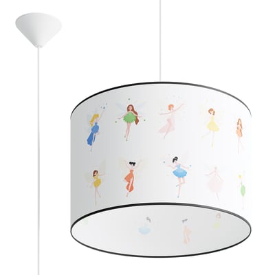 Suspension PVC Multicolore E27 1 Fée 40 EDEN