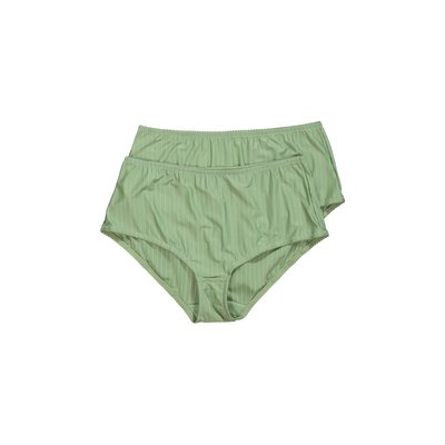 Lot de 2 culottes midi. Fines rayures ULLA POPKEN