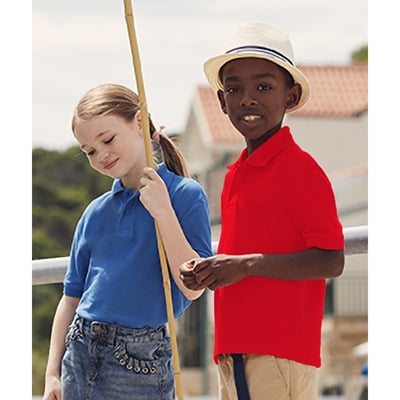 Polo manches courtes FRUIT OF THE LOOM