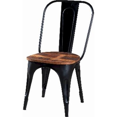 Chaise de cuisine en métal et bois RECOLLECTION