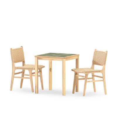 Salon de jardin, 2 chaises, BISBAL & MODENA DEFORA HOME
