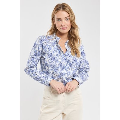 Chemise motifs fleuris en coton ARMOR-LUX