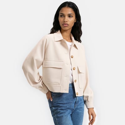 Lockere kurze Jacke LA REDOUTE COLLECTIONS