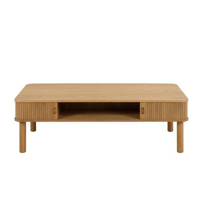 Table basse rectangulaire 3 niches de rangement L130 - GAYNEL HELLIN, DEPUIS 1862