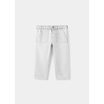 Jean droit taille élastique MANGO BABY