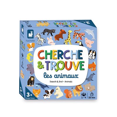 Cherche Et Trouve Les Animaux Jeu D'observation JANOD