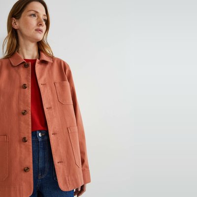 Veste courte contenant du coton MONOPRIX