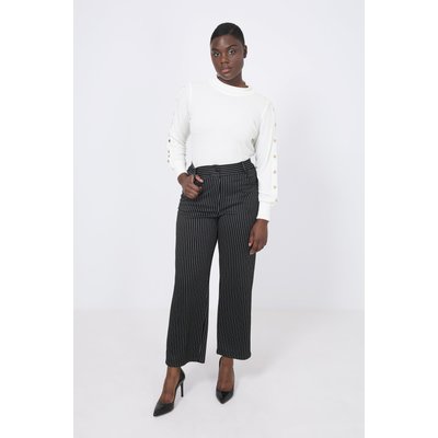 Pantalon 5 poches en maille rayée JEAN-MARC PHILIPPE