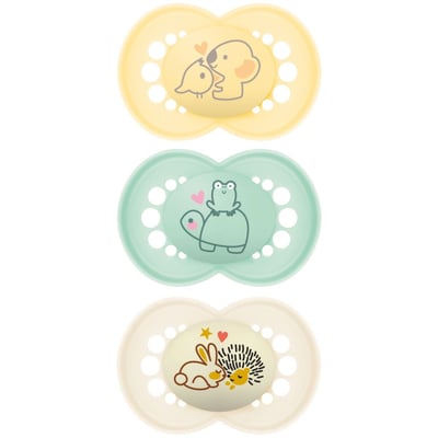Lot de 3 sucettes 18 mois+ Original MAM