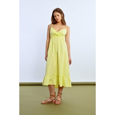 Robe longue à volant LILI SIDONIO