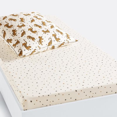 Tigris 30% Recycled Cotton Child's Fitted Sheet LA REDOUTE INTERIEURS