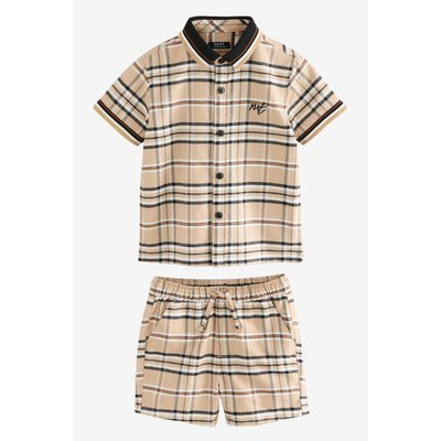 Short et chemise manches courtes aux carreaux NEXT