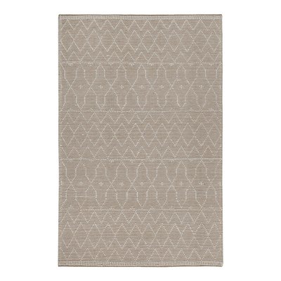 Tapis tissé main à bouclette pure laine et coton , ANA ESPRIT