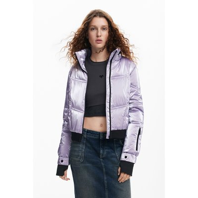 Manteau matelassé métallisé DESIGUAL
