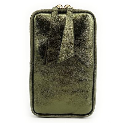 Pochette bandoulière en cuir irisé LOUVRE OH MY BAG