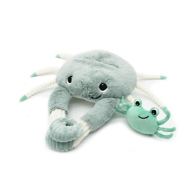 Peluche Cassecou le crabe et son bébé LES DEGLINGOS