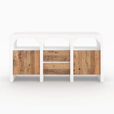 Buffet en plâtre et bois - FIRA MAISON PAVANE
