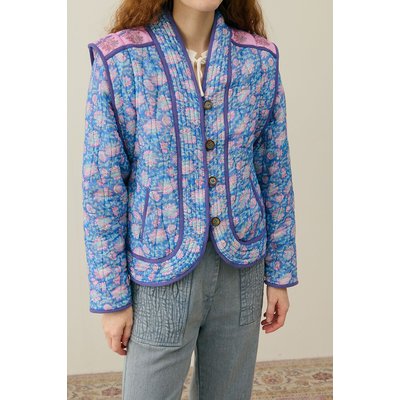 Veste imprimée matelassée manches amovibles NELINA LOUISE MISHA