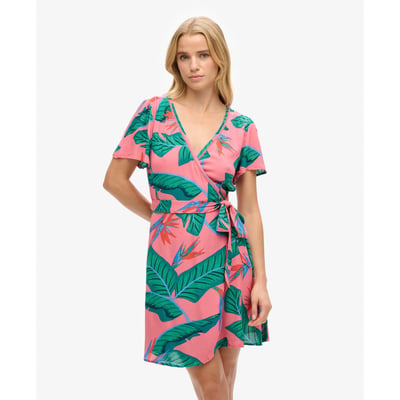 Robe portefeuille imprimée SUPERDRY